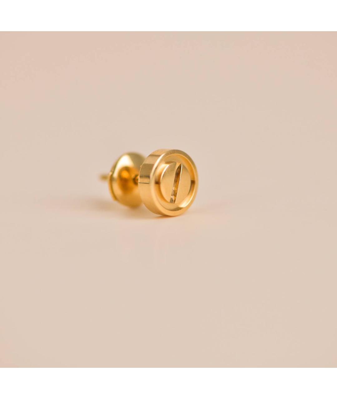 CARTIER Золотые серьги из желтого золота, фото 3