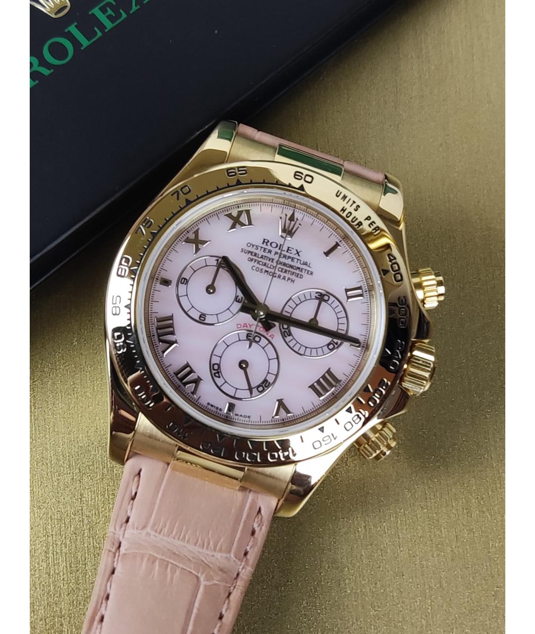 ROLEX Розовые часы, фото 2