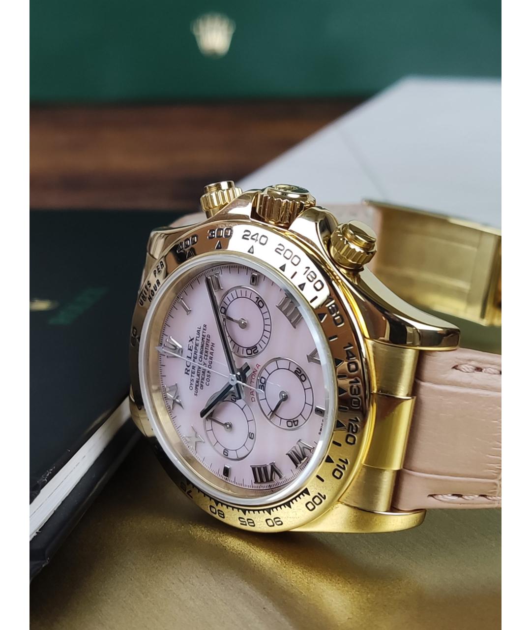 ROLEX Розовые часы, фото 6