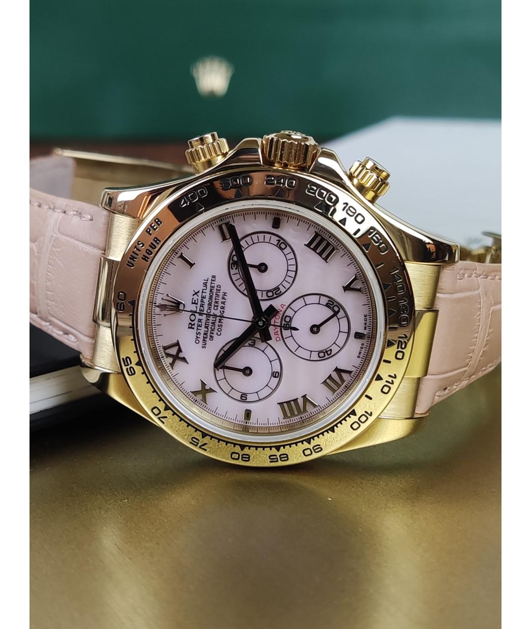ROLEX Розовые часы, фото 3
