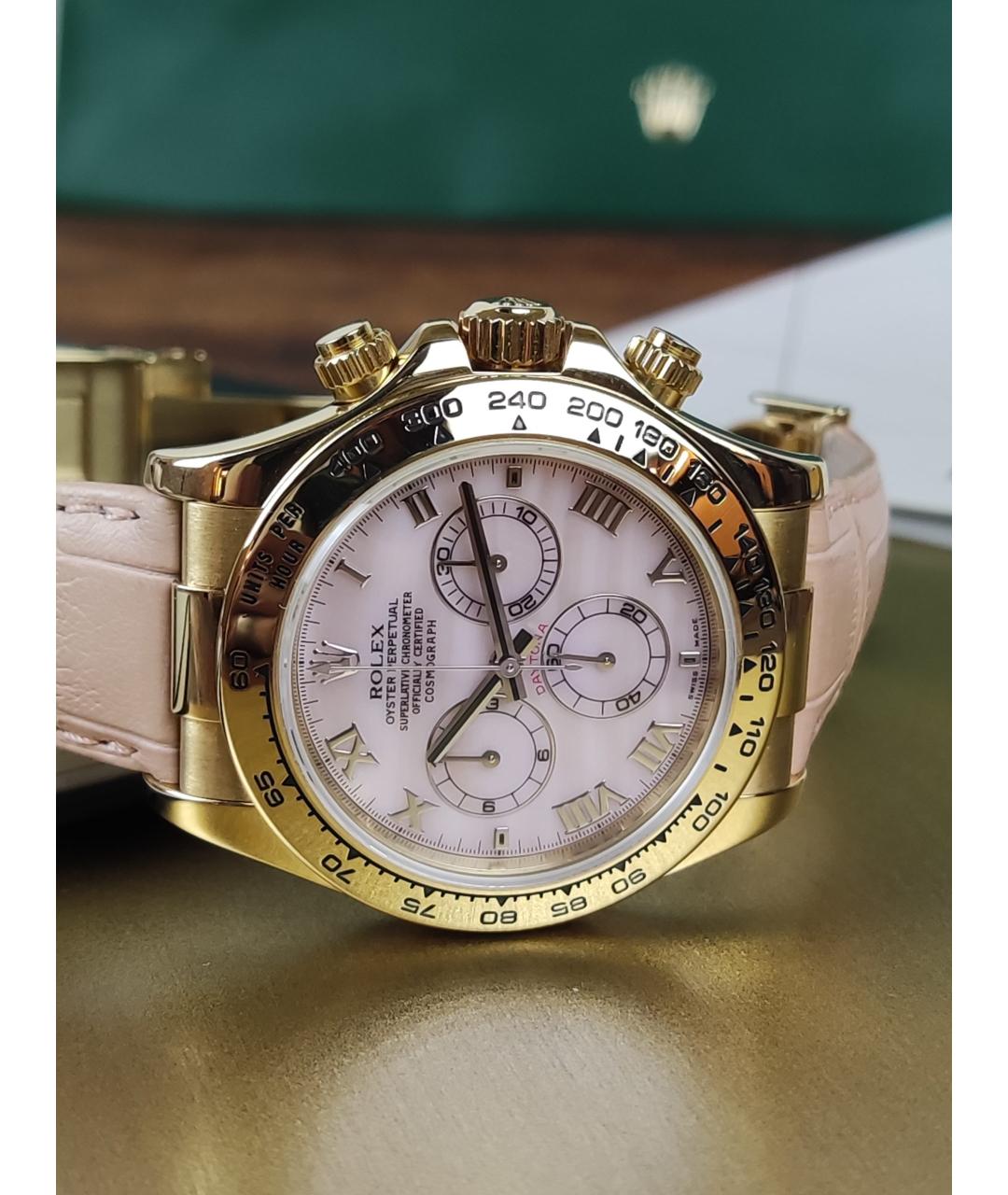 ROLEX Розовые часы, фото 5