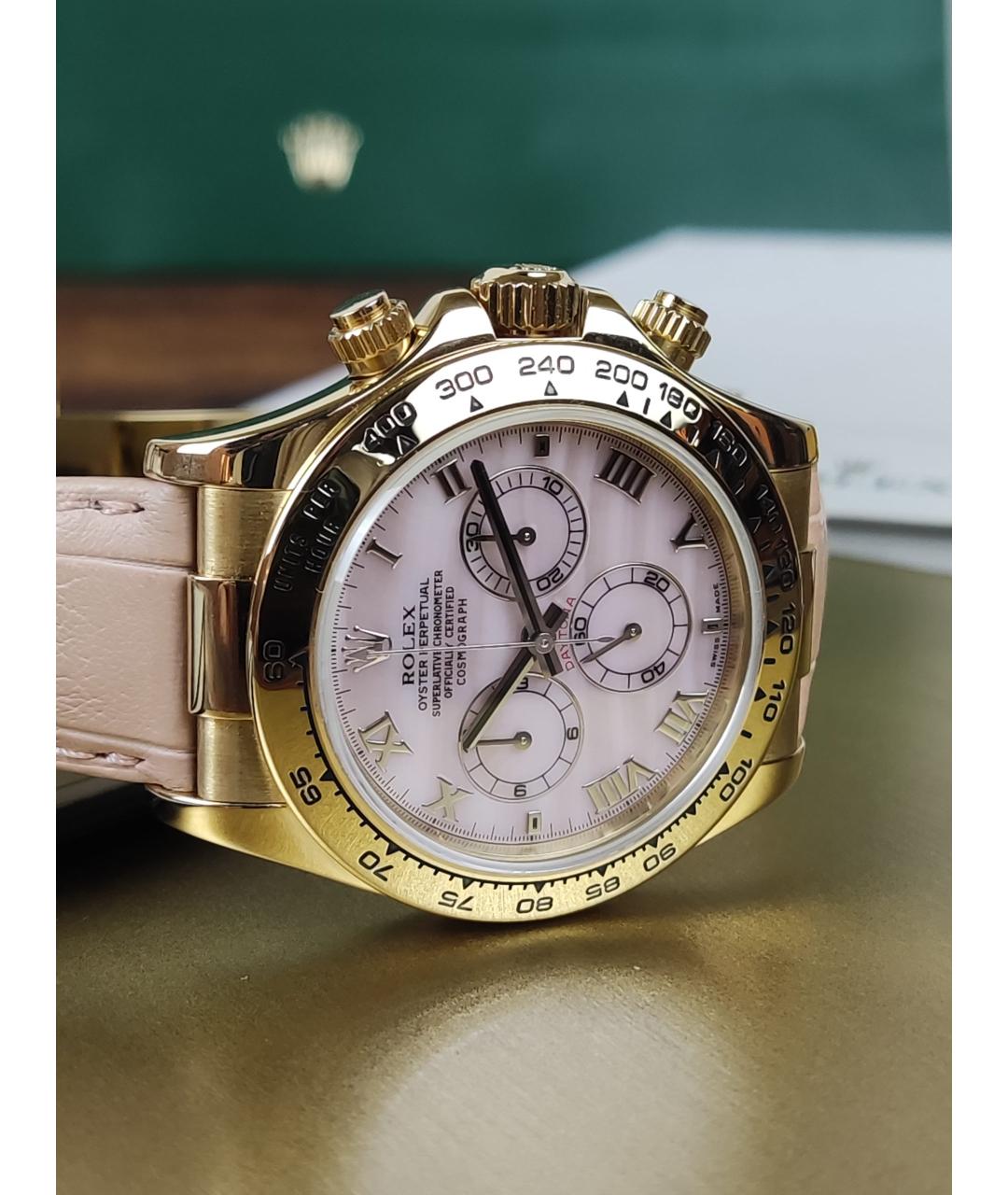 ROLEX Розовые часы, фото 4