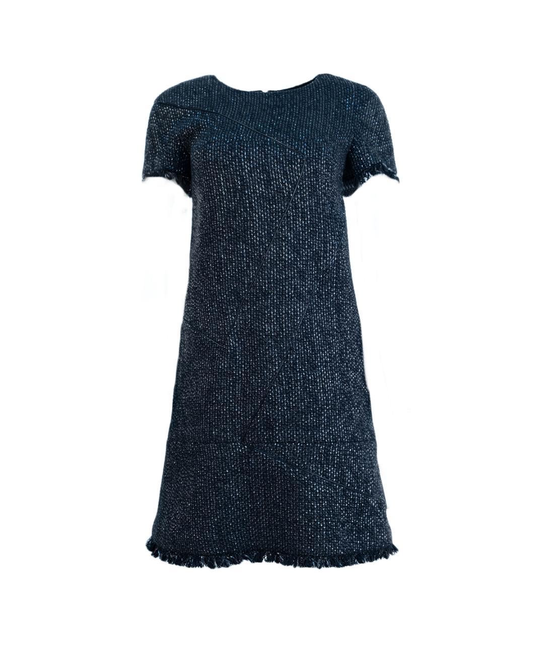 CHANEL Черное хлопковое повседневное платье, фото 1