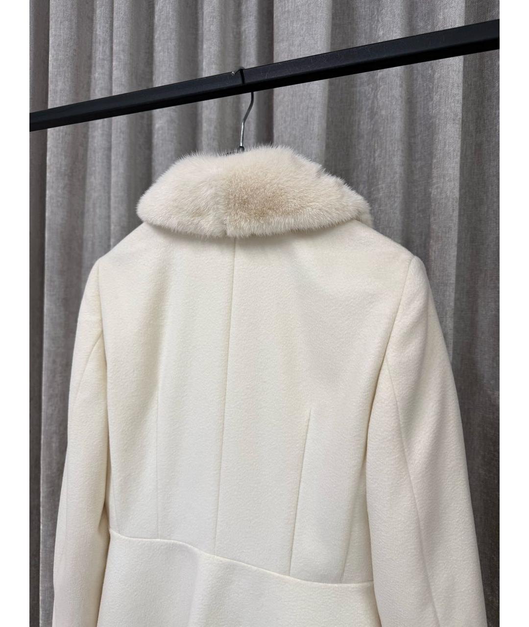 MAX MARA Белое пальто, фото 5