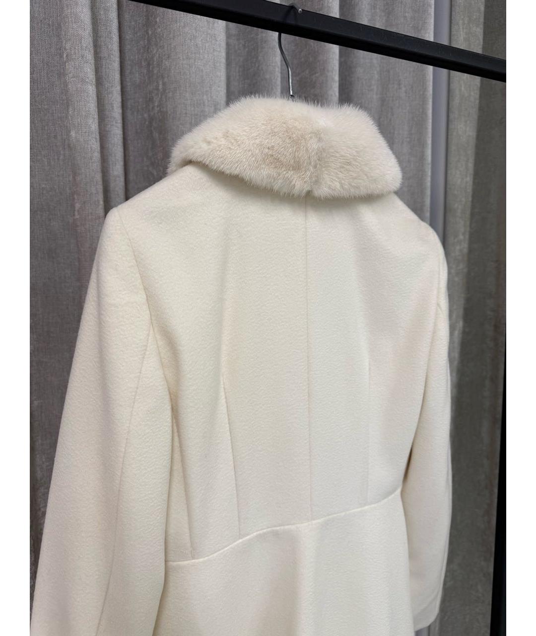 MAX MARA Белое пальто, фото 4