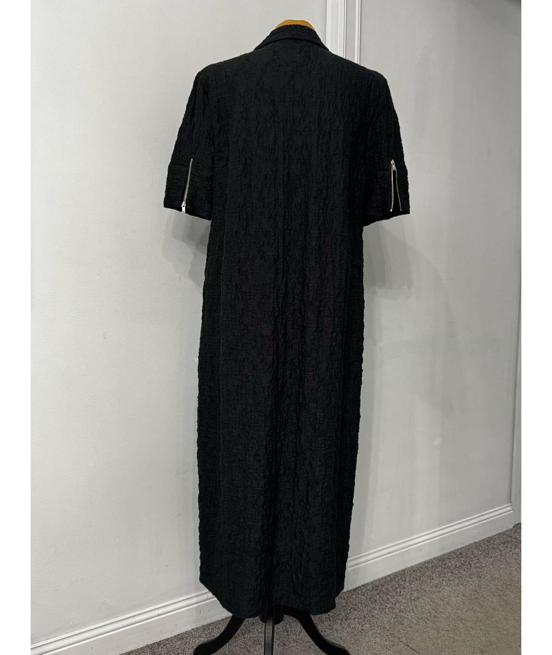 JIL SANDER Черное повседневное платье, фото 4
