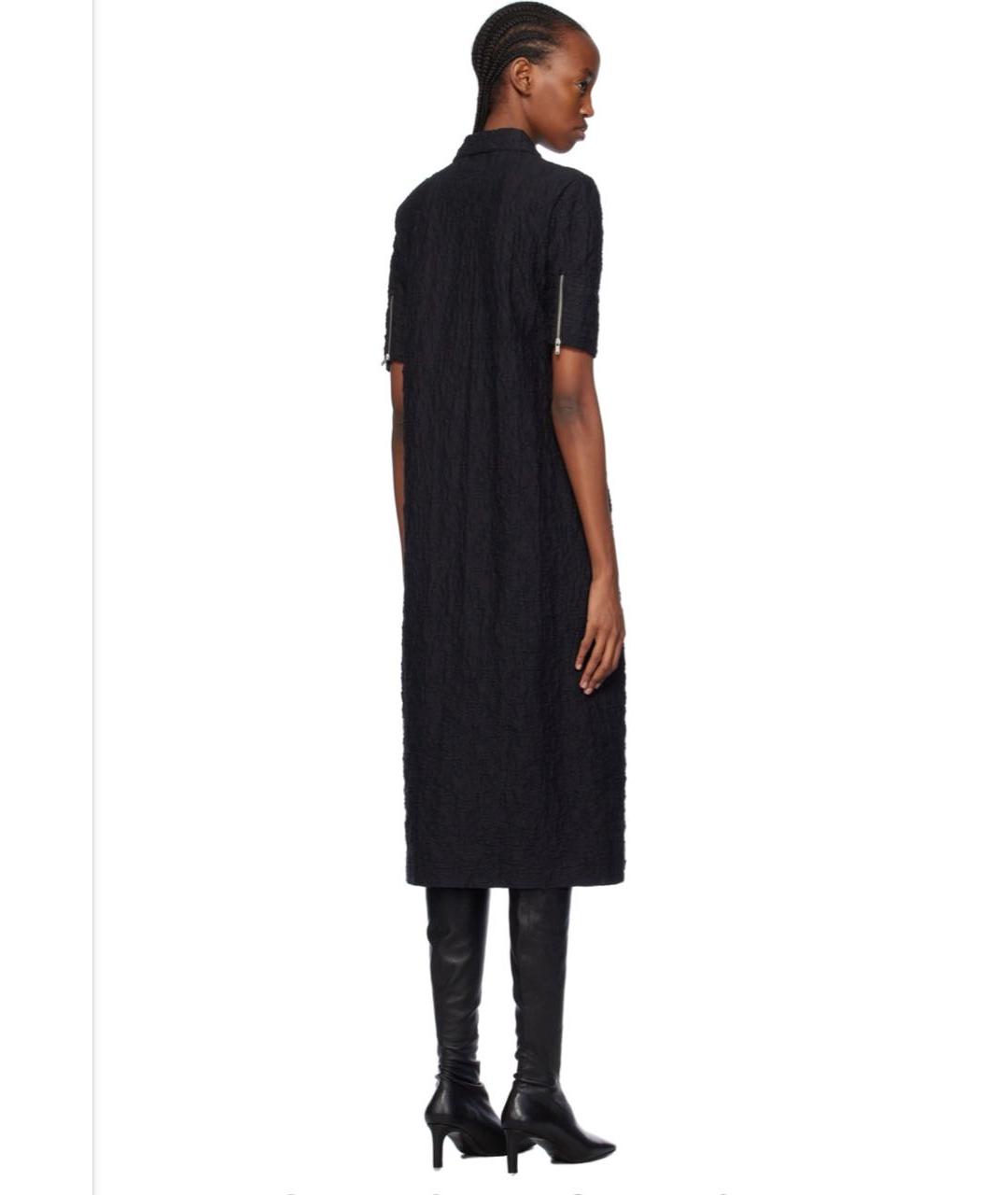 JIL SANDER Черное повседневное платье, фото 3