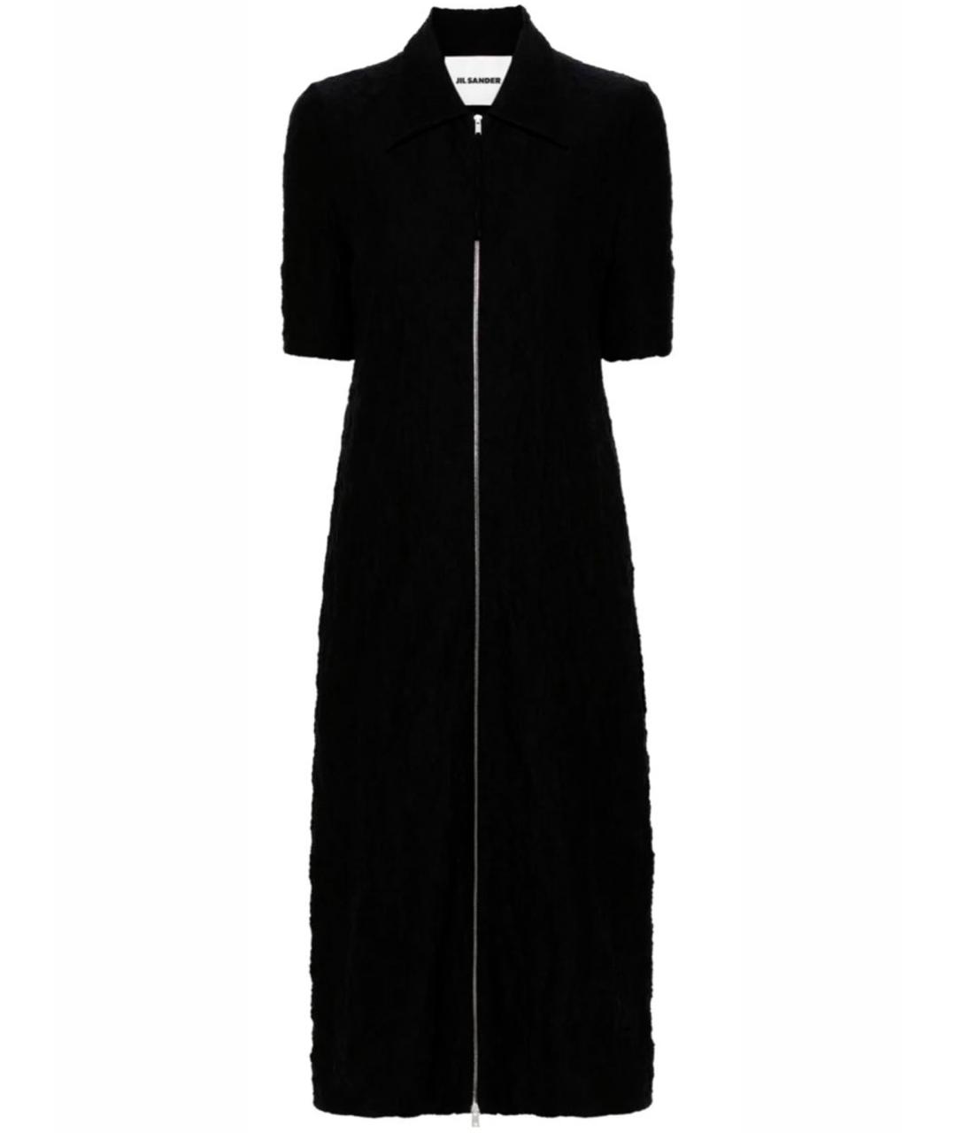 JIL SANDER Черное повседневное платье, фото 1