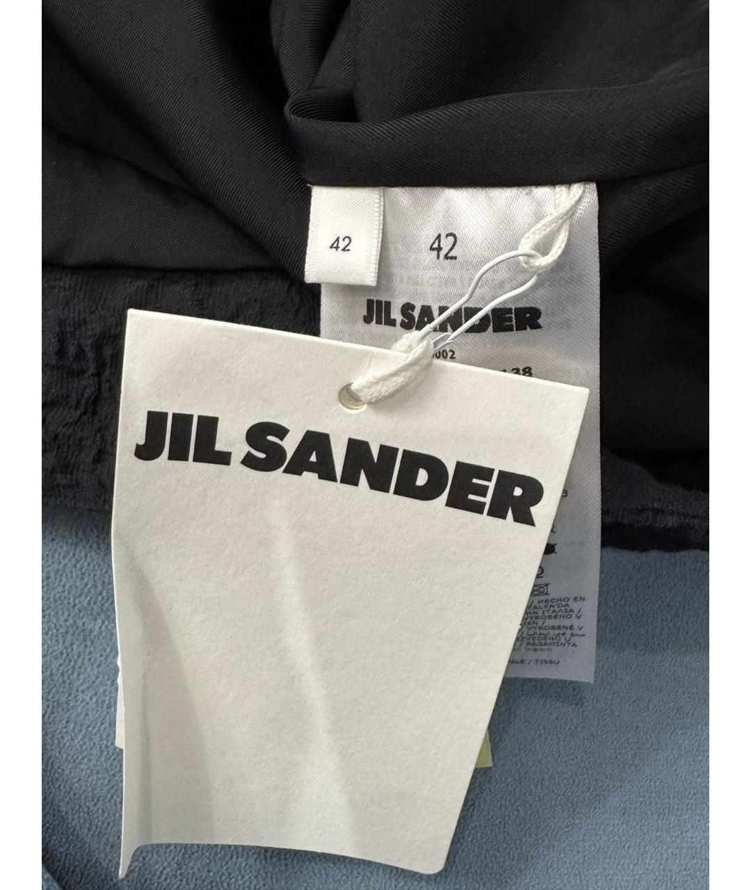 JIL SANDER Черное повседневное платье, фото 8