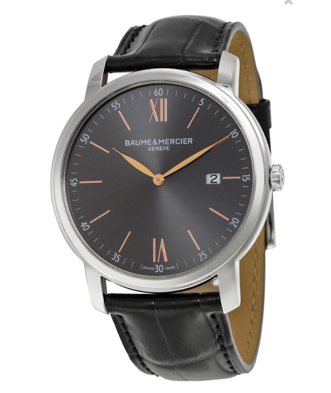BAUME&MERCIER Антрацитовые часы из белого золота, фото 6
