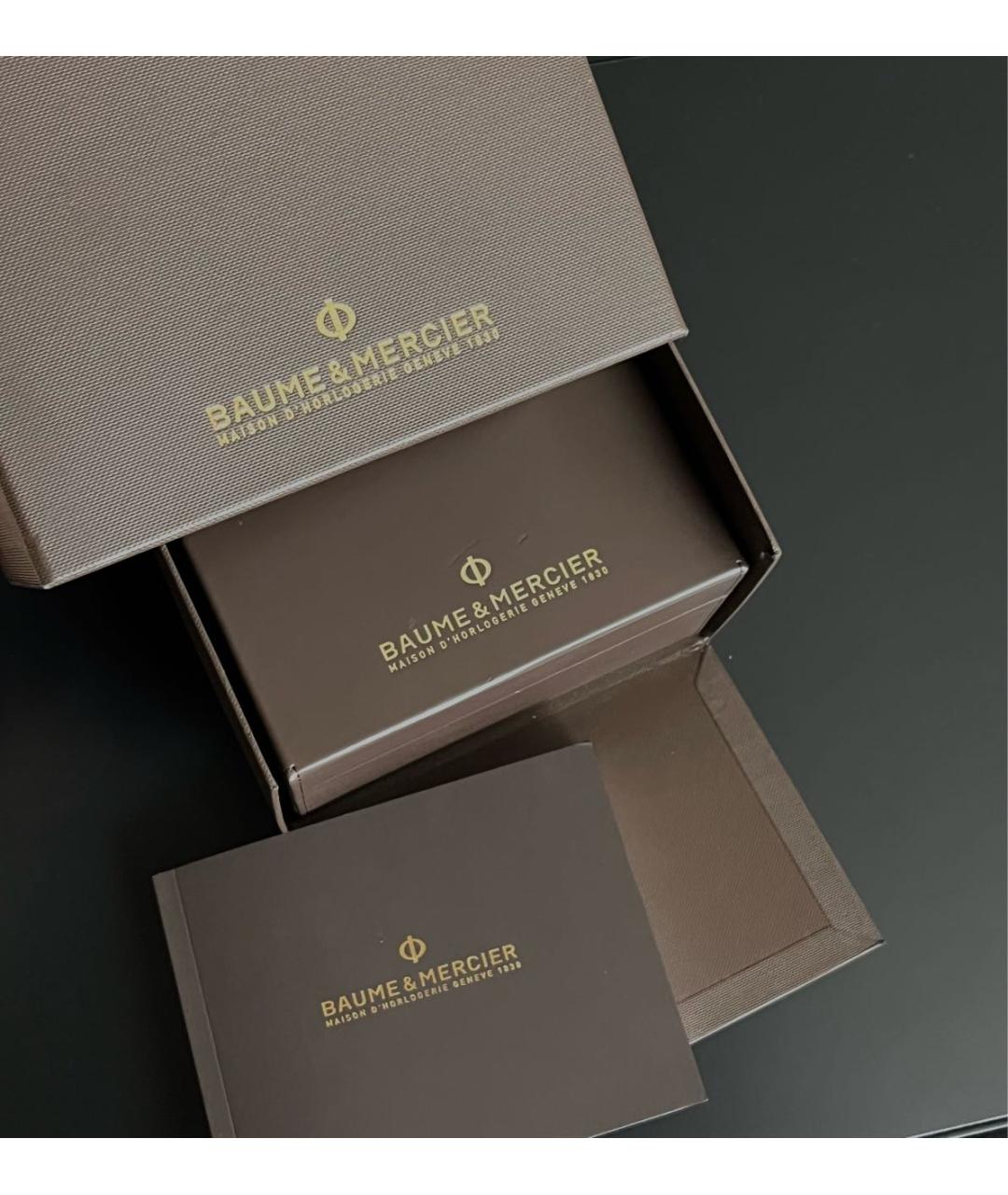BAUME&MERCIER Антрацитовые часы из белого золота, фото 5