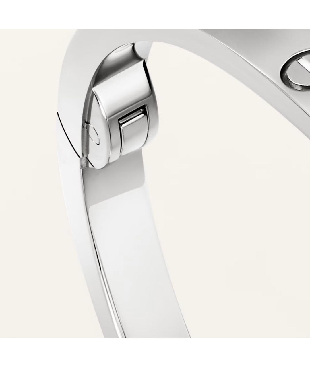 CARTIER Серебрянный браслет из белого золота, фото 5