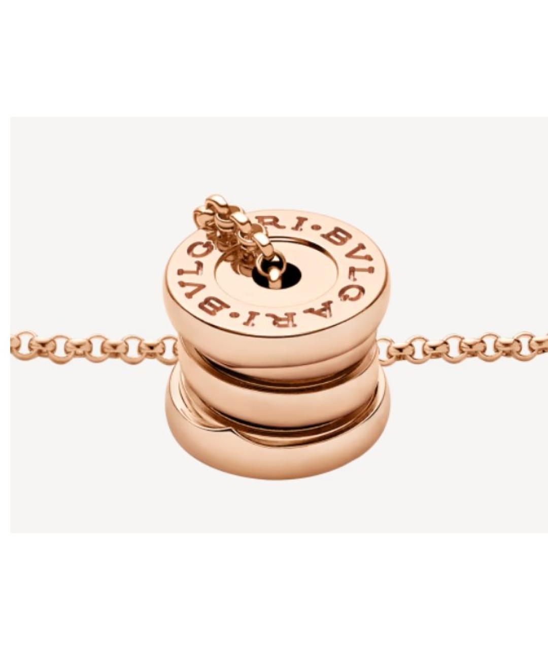 BVLGARI Золотая подвеска из розового золота, фото 3