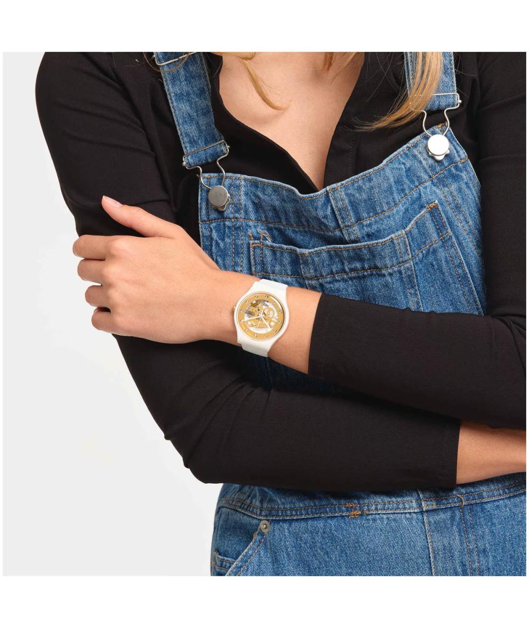 Swatch Белые часы, фото 7