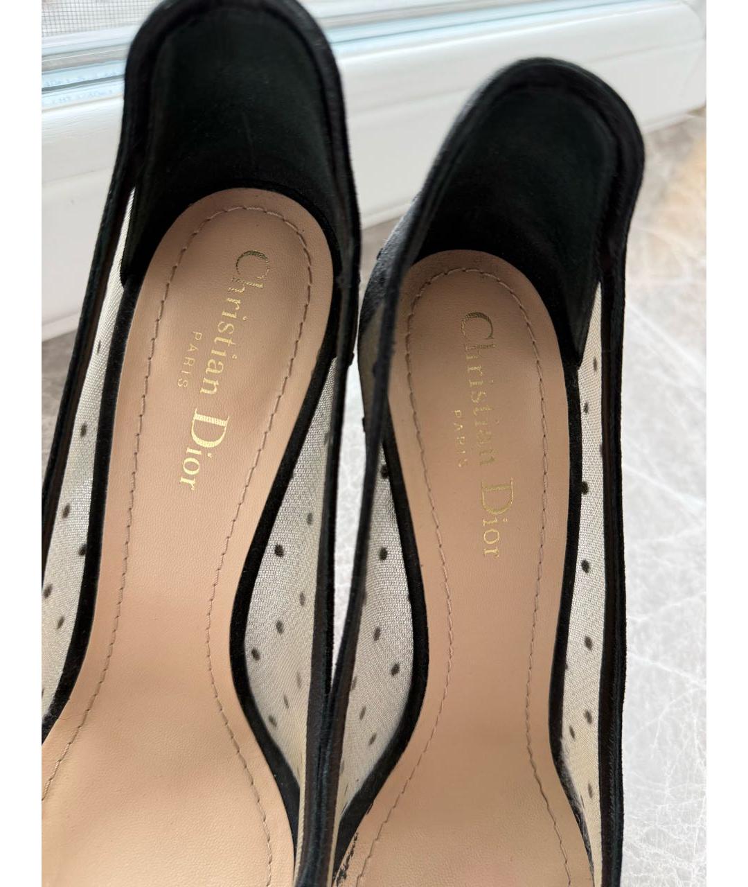 CHRISTIAN DIOR Черные туфли, фото 4
