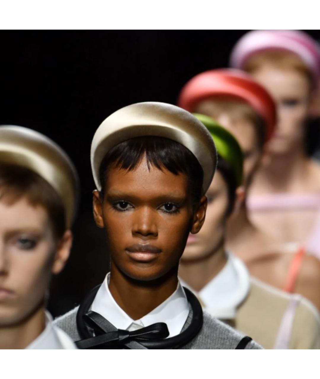 PRADA Коралловый ободок, фото 7