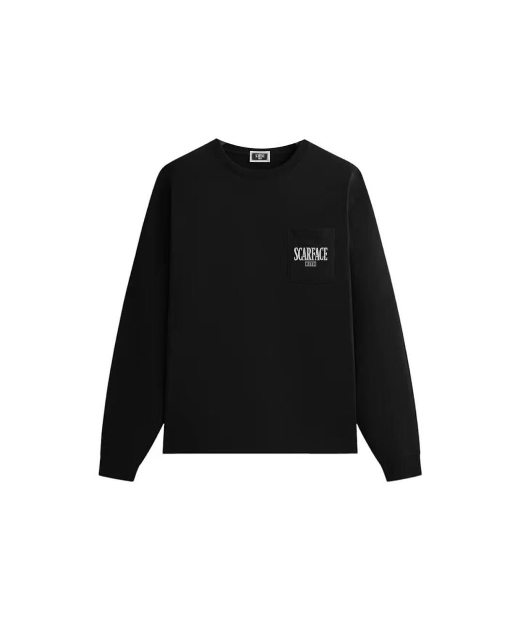 KITH Черная хлопковая футболка, фото 3