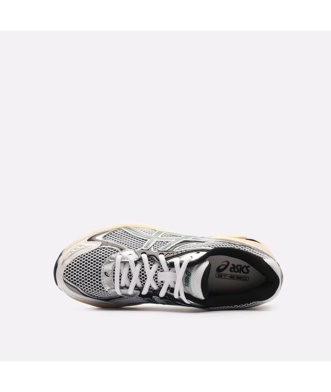 ASICS Серые текстильные низкие кроссовки / кеды, фото 4