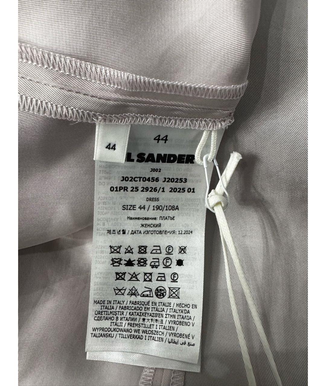 JIL SANDER Черное вискозное платье, фото 5