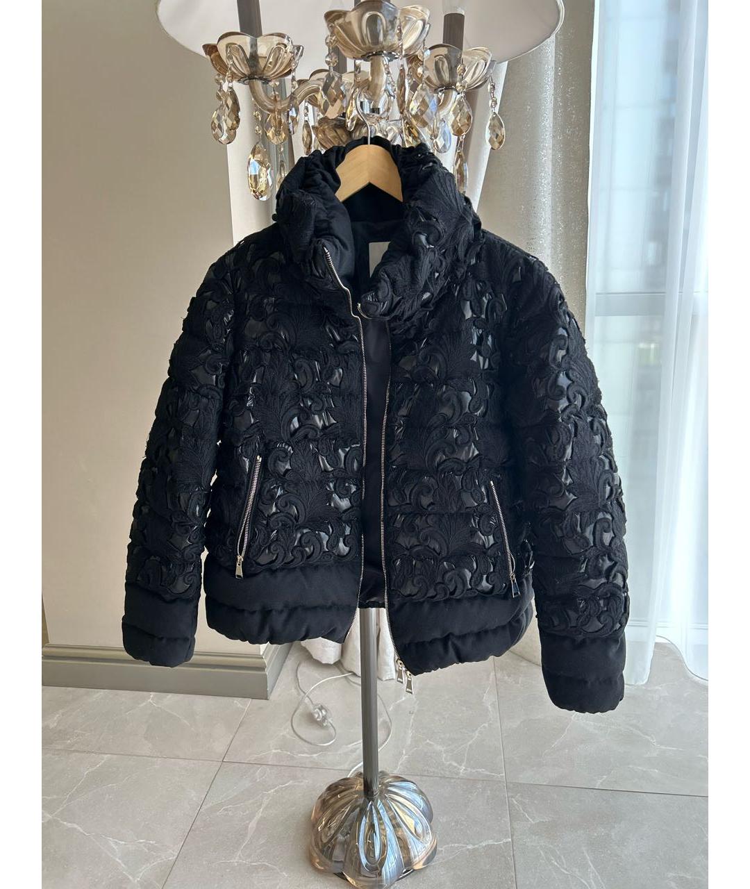 MONCLER Черная шерстяная куртка, фото 5