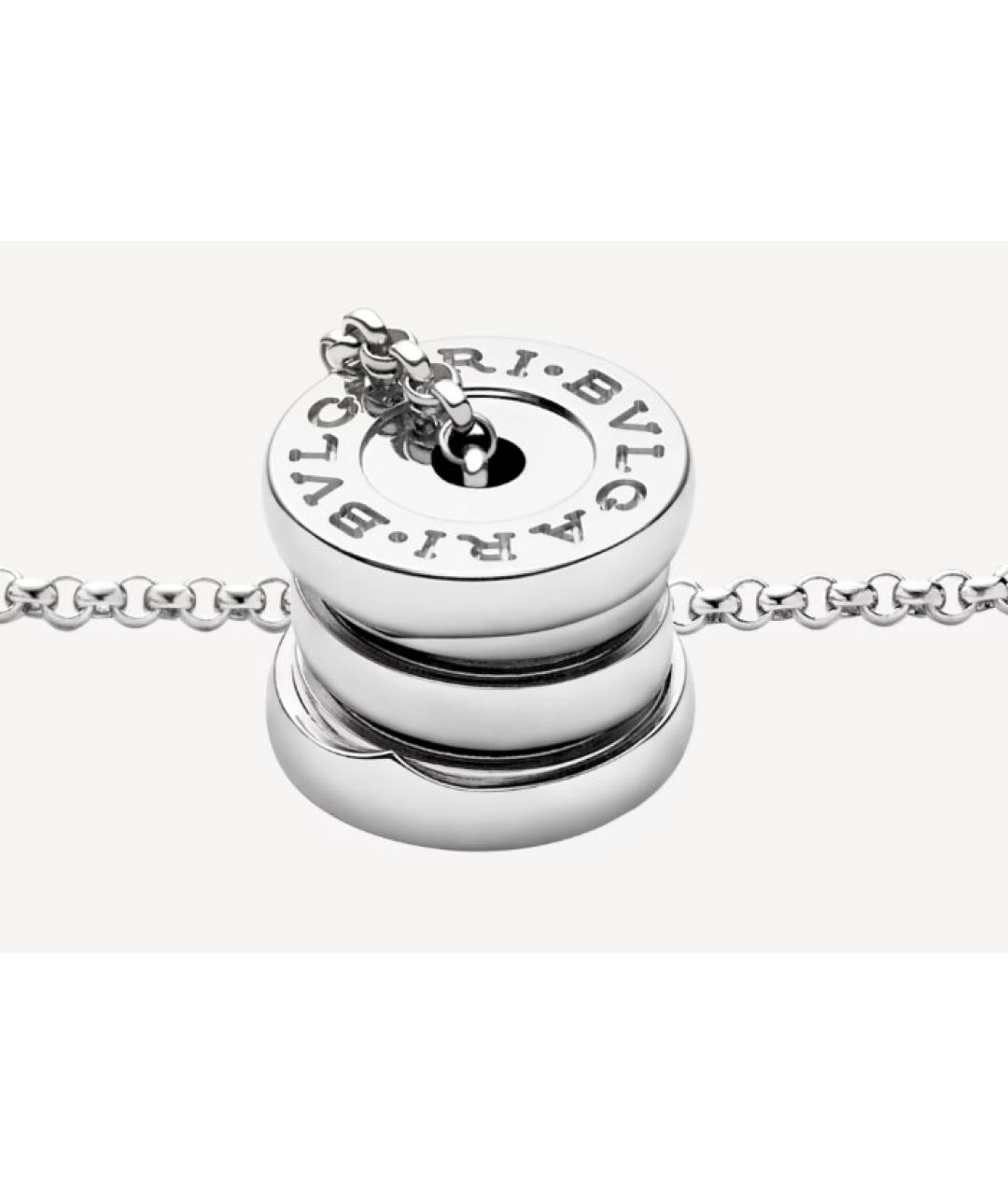 BVLGARI Серебряная цепочка из белого золота, фото 3