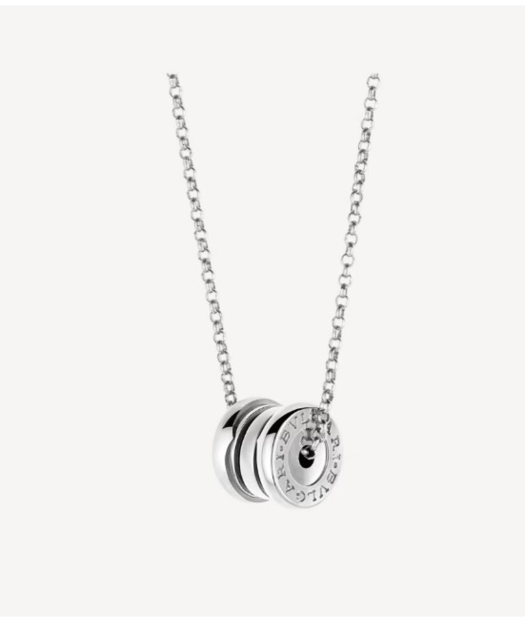 BVLGARI Серебряная цепочка из белого золота, фото 8