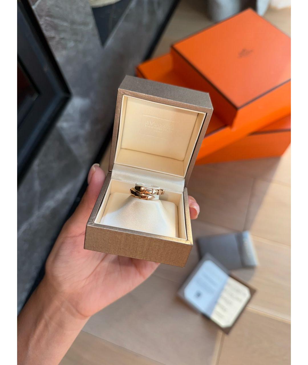 BVLGARI Золотое кольцо из розового золота, фото 2