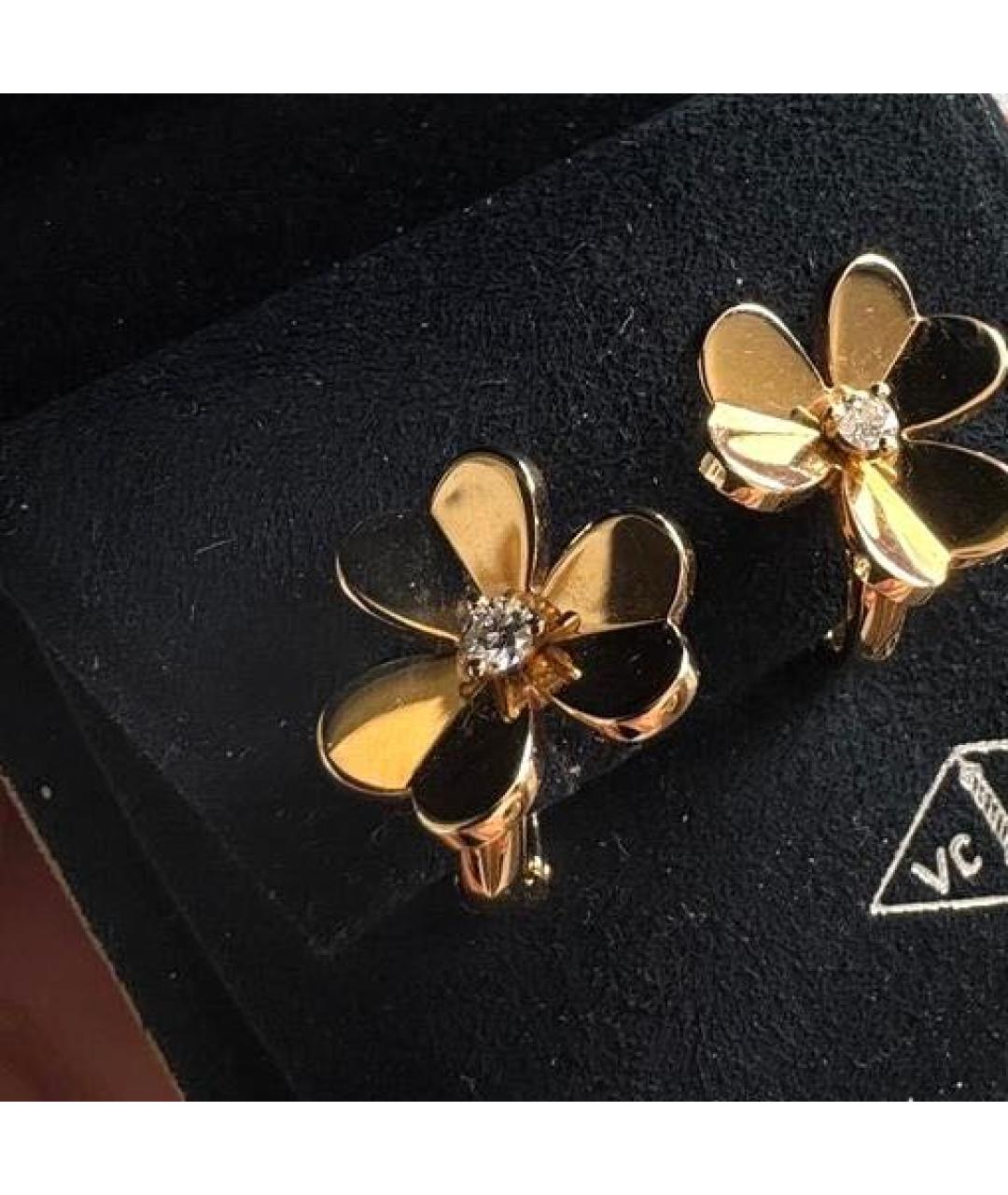 VAN CLEEF & ARPELS Золотые серьги из желтого золота, фото 3