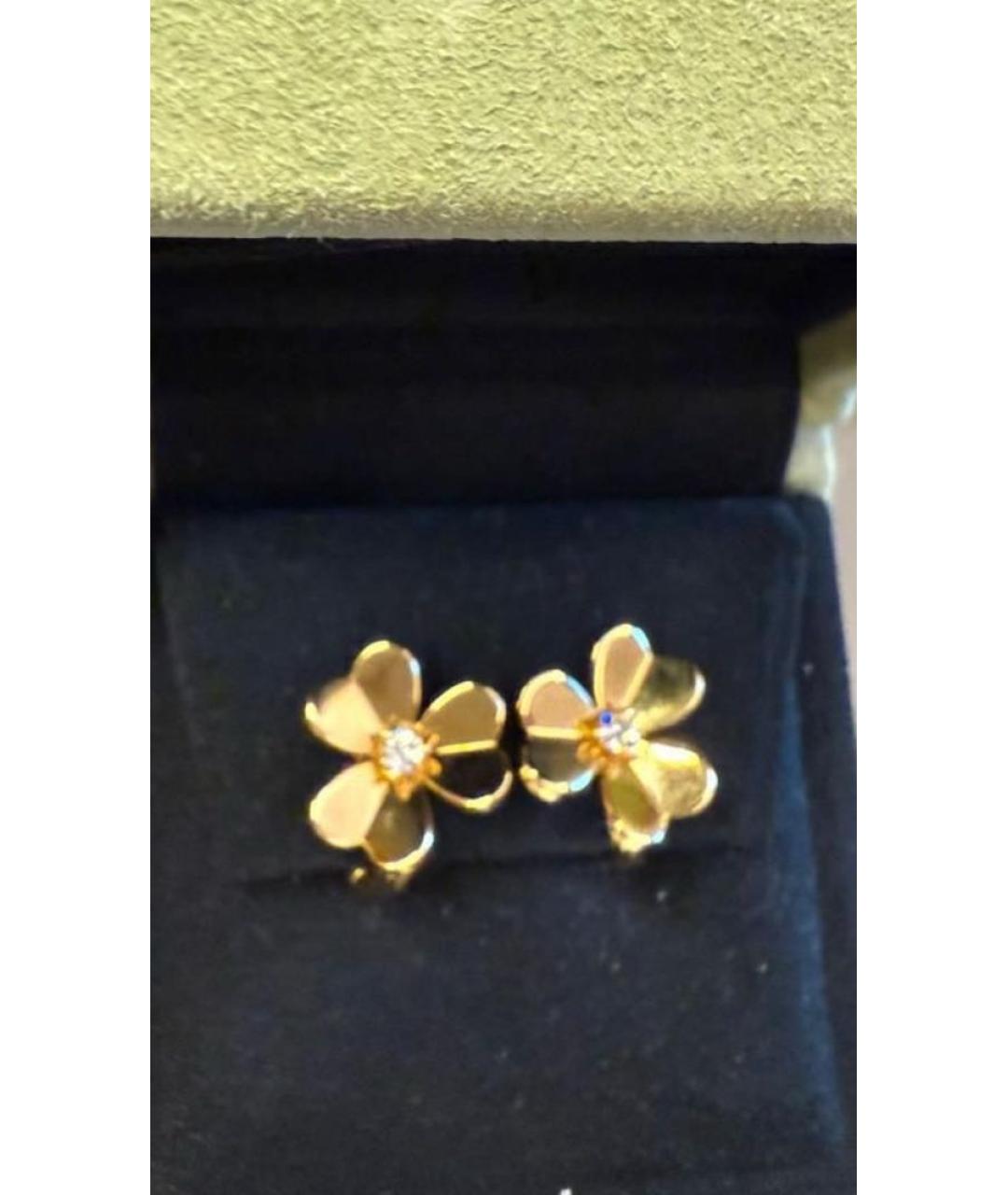 VAN CLEEF & ARPELS Золотые серьги из желтого золота, фото 2