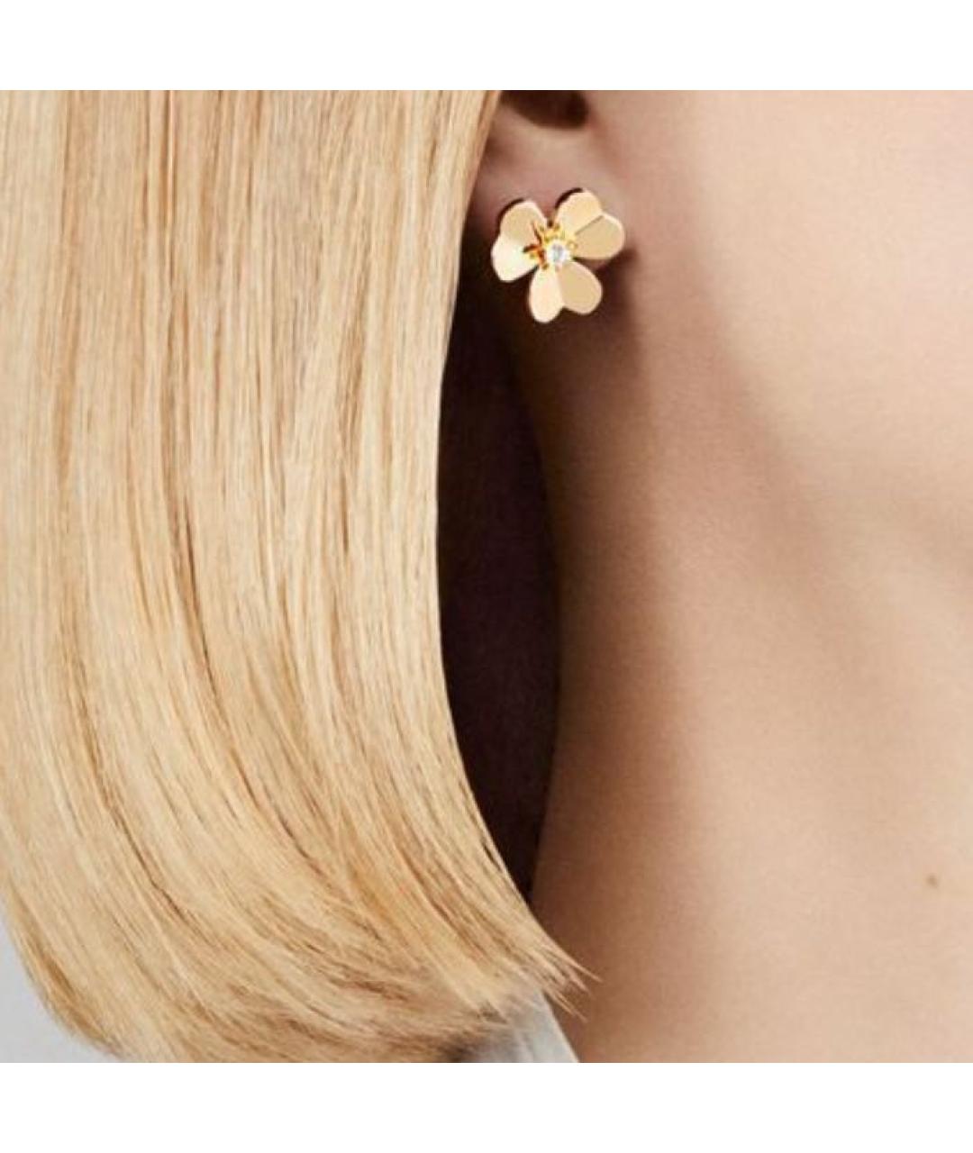 VAN CLEEF & ARPELS Золотые серьги из желтого золота, фото 5