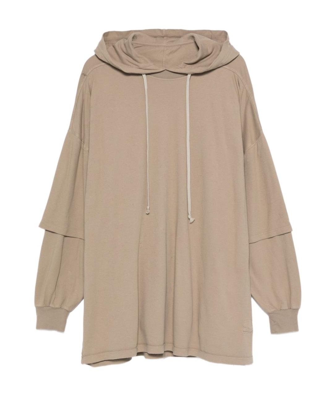 RICK OWENS DRKSHDW Серый хлопковый джемпер / свитер, фото 1