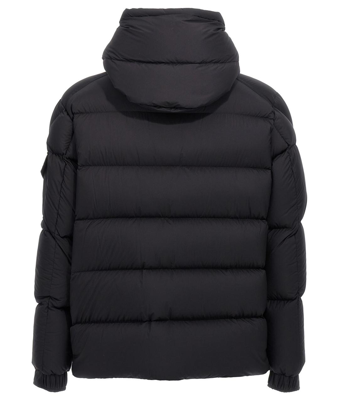 MONCLER Черная полиамидовая куртка, фото 2