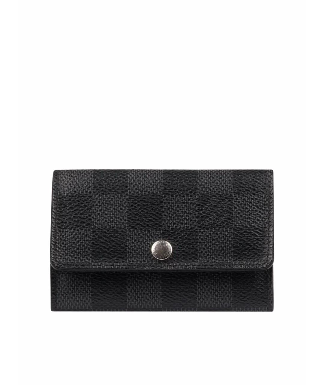 LOUIS VUITTON Черная ключница, фото 1