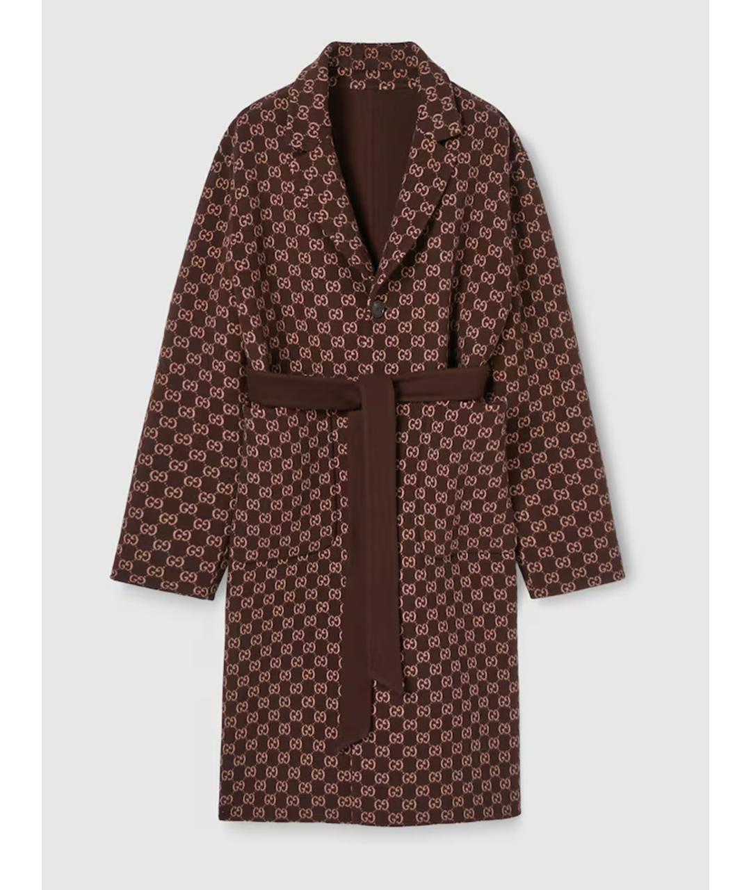 GUCCI Мульти шерстяное пальто, фото 3