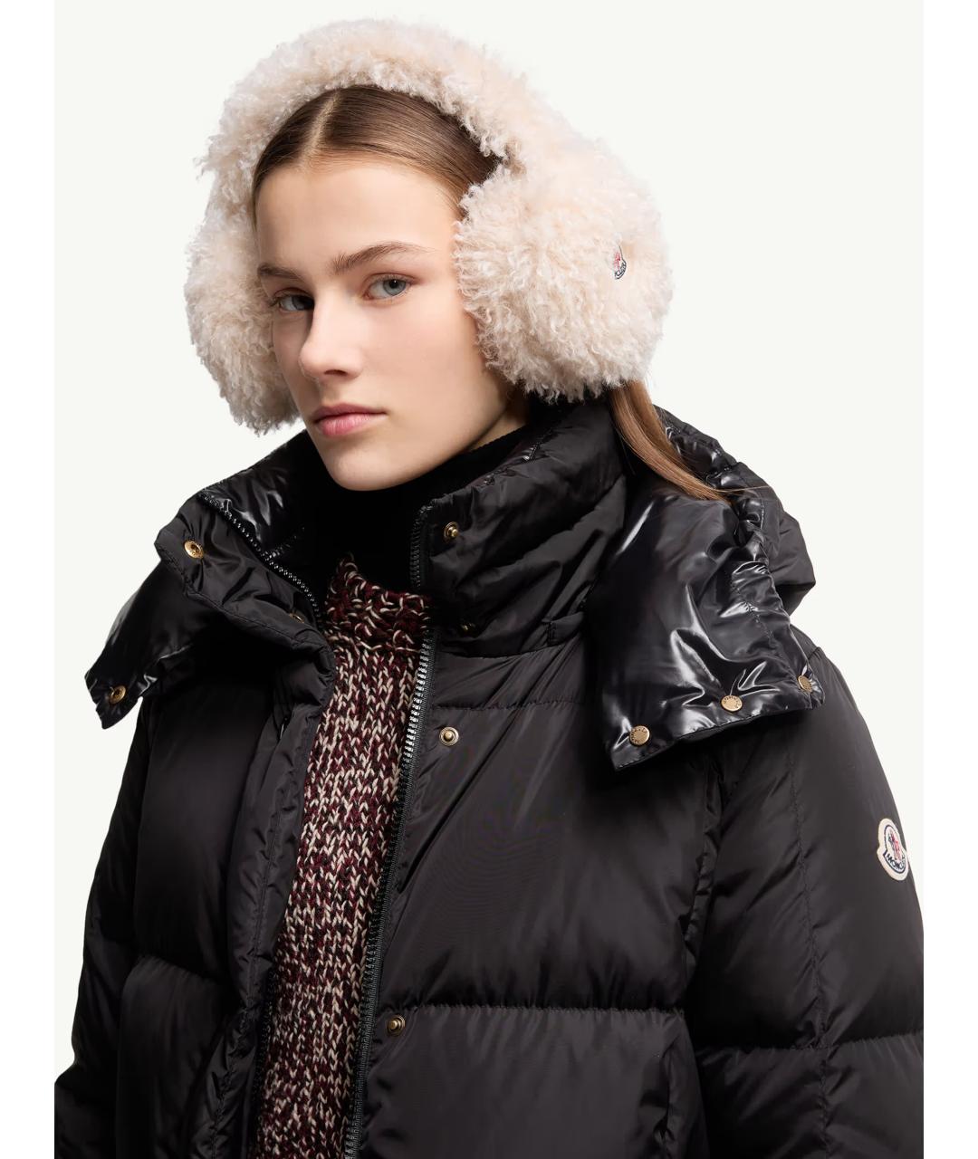 MONCLER Бежевые синтетические наушники, фото 2