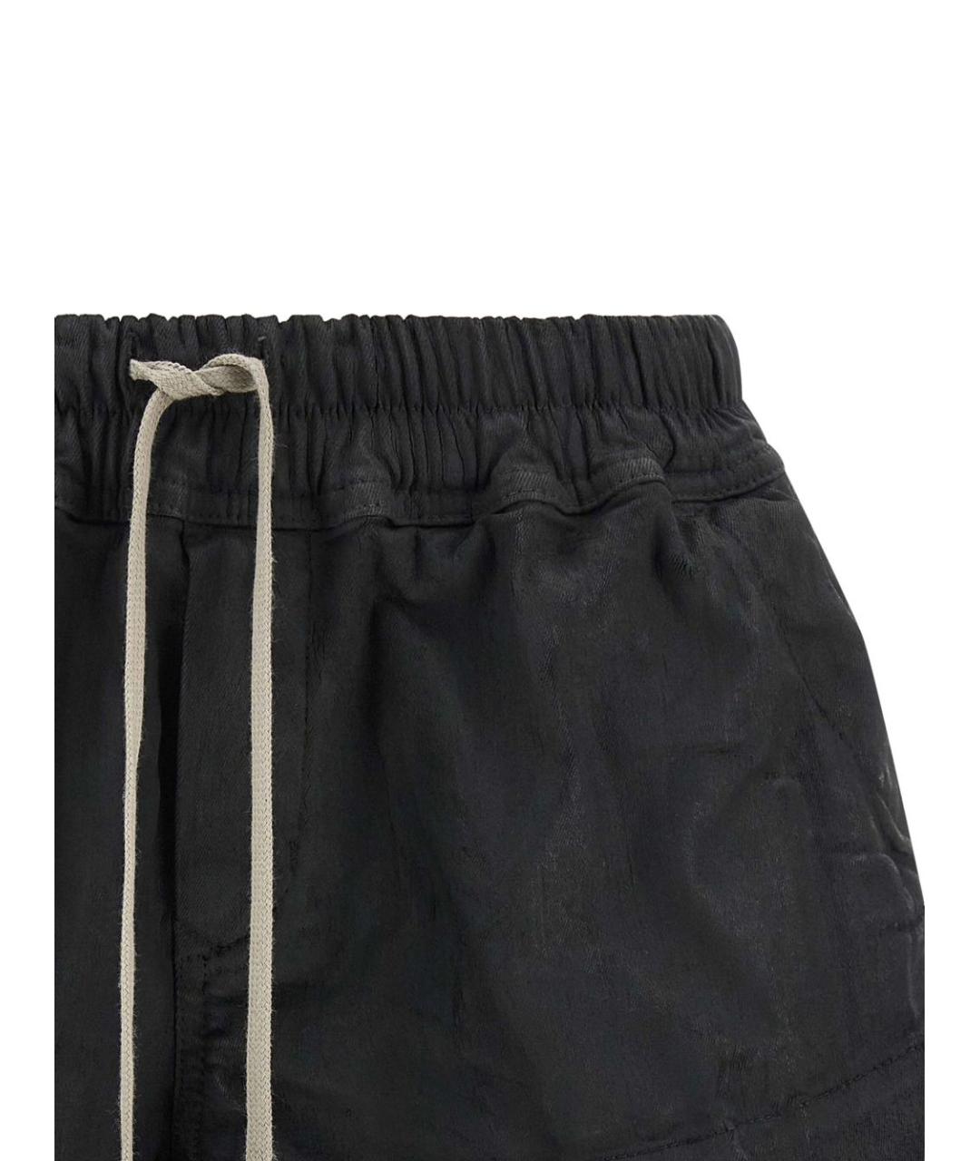 RICK OWENS DRKSHDW Черные хлопковые шорты, фото 2