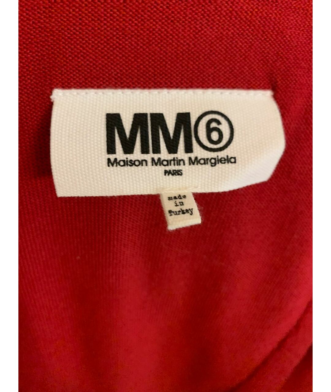 MM6 MAISON MARGIELA Бордовый шерстяной кардиган, фото 5