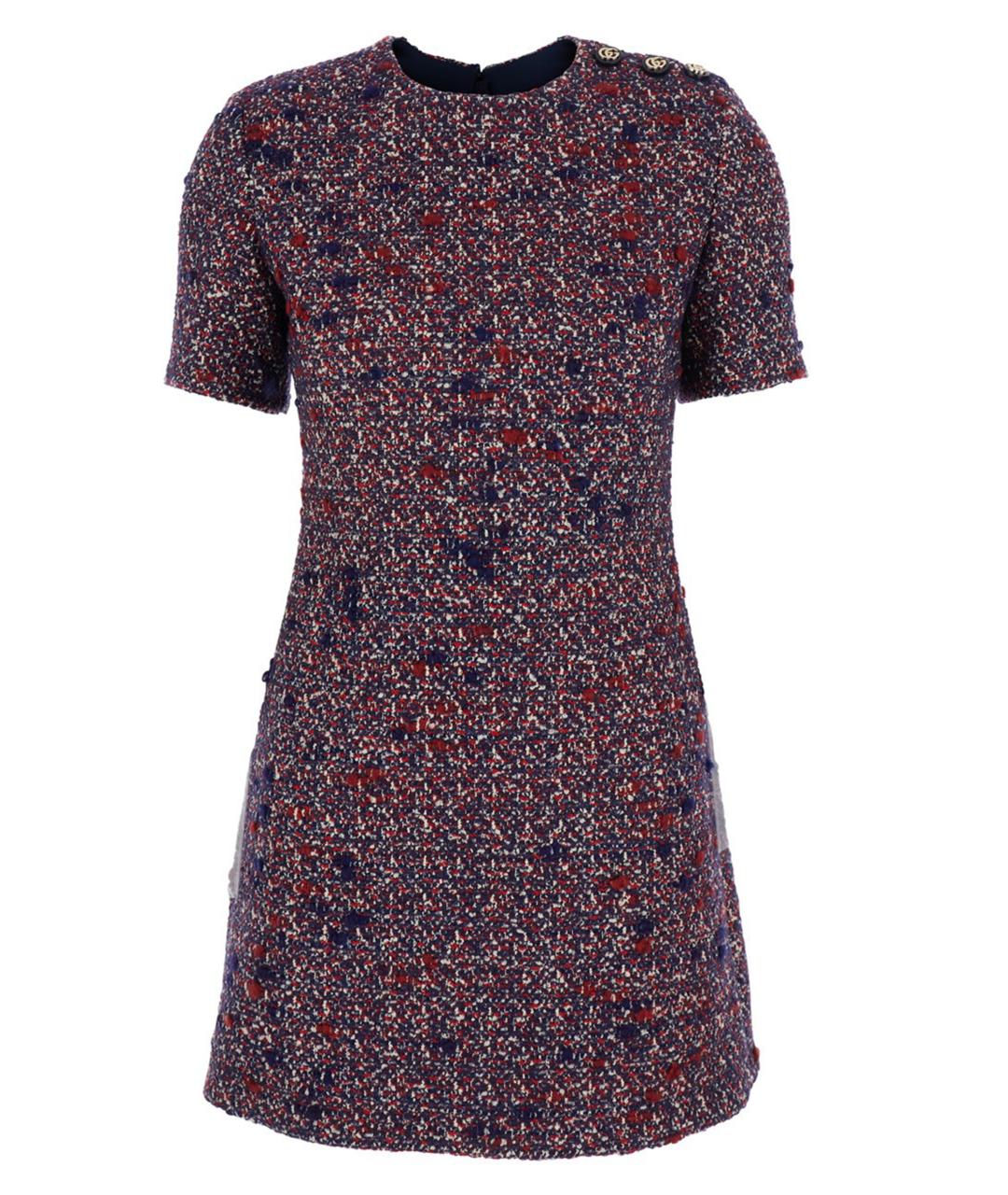 GUCCI Мульти повседневное платье, фото 1