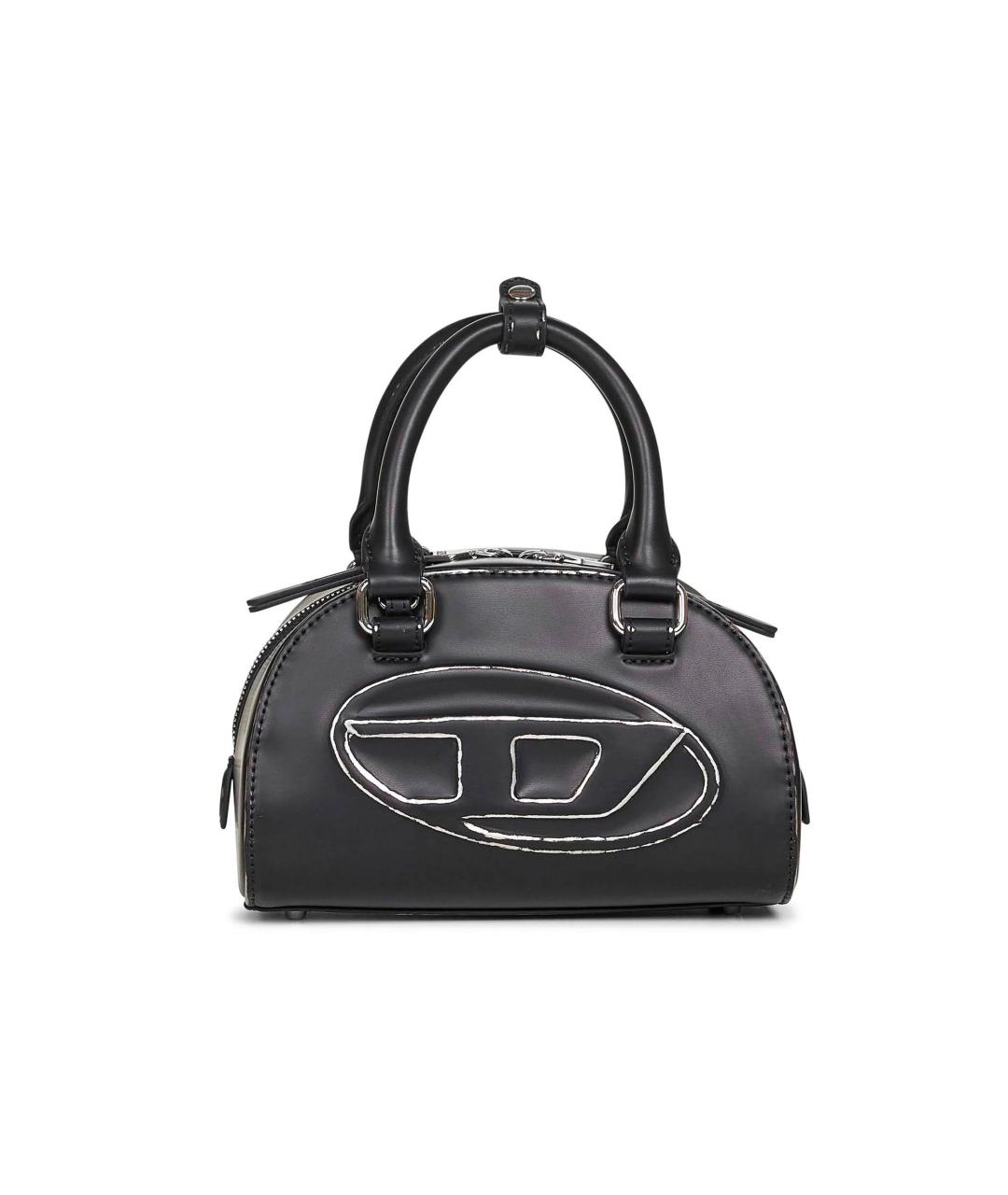 DIESEL Черная сумка тоут из искусственной кожи, фото 1