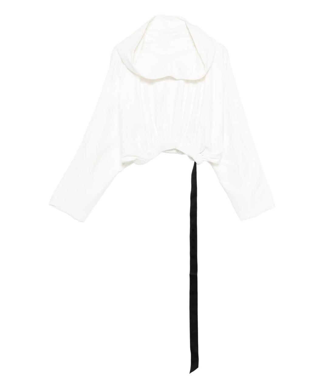 RICK OWENS DRKSHDW Белая хлопковая блузы, фото 1