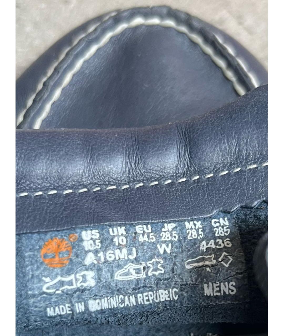 TIMBERLAND Темно-синие кожаные мокасины, фото 6