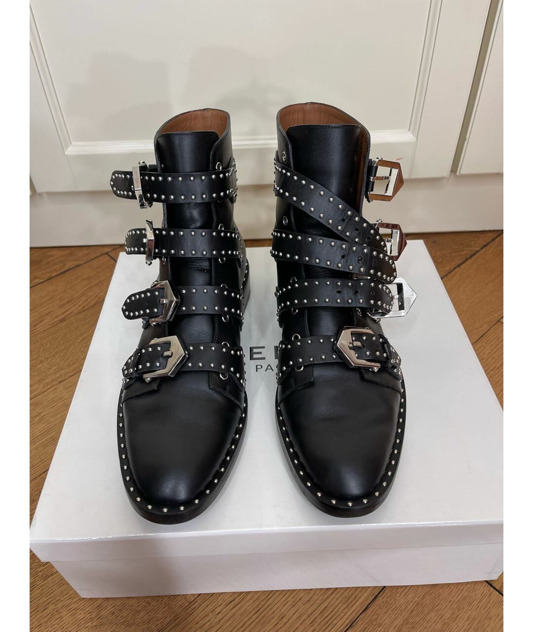 GIVENCHY Черные кожаные ботинки, фото 2