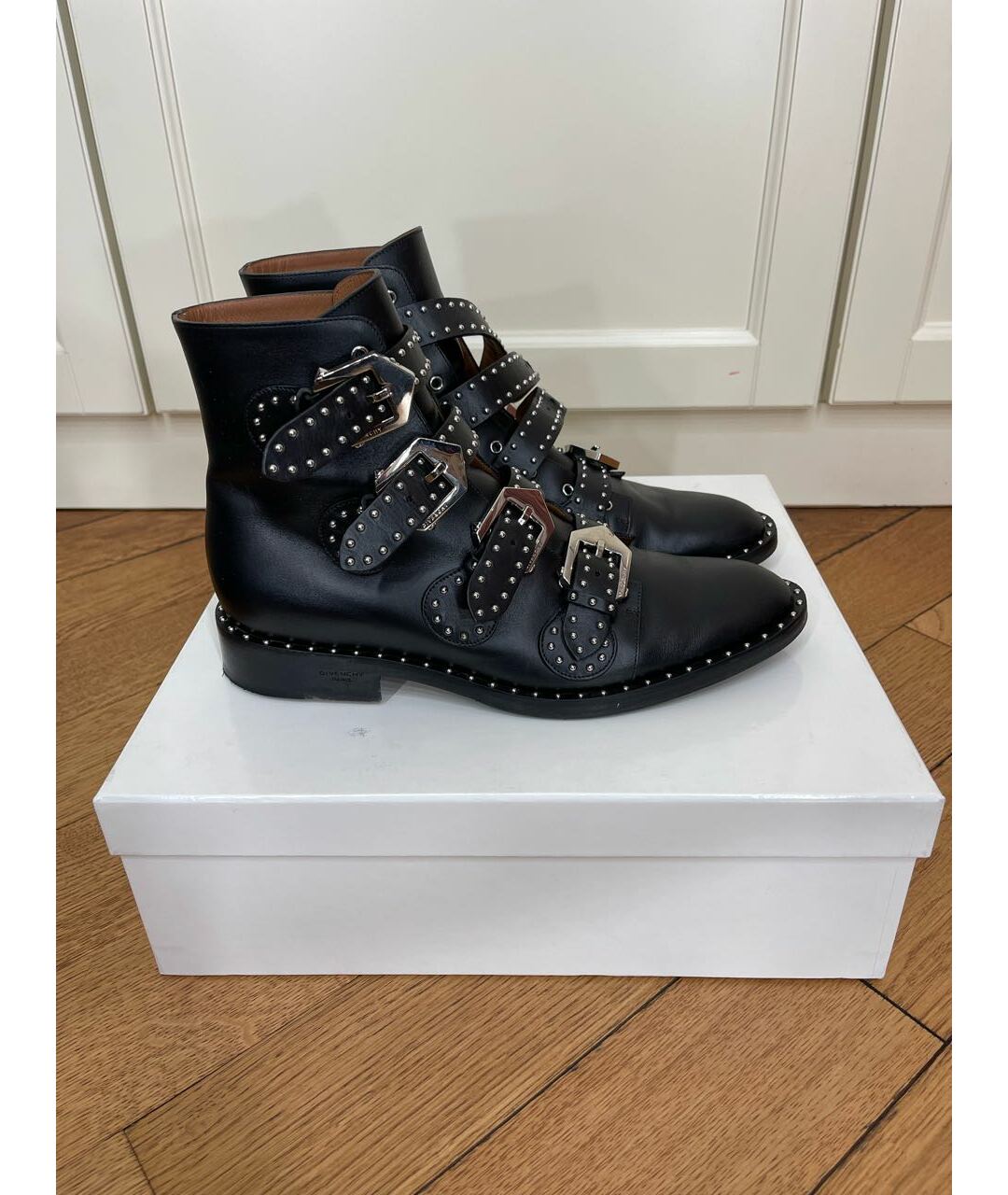GIVENCHY Черные кожаные ботинки, фото 7