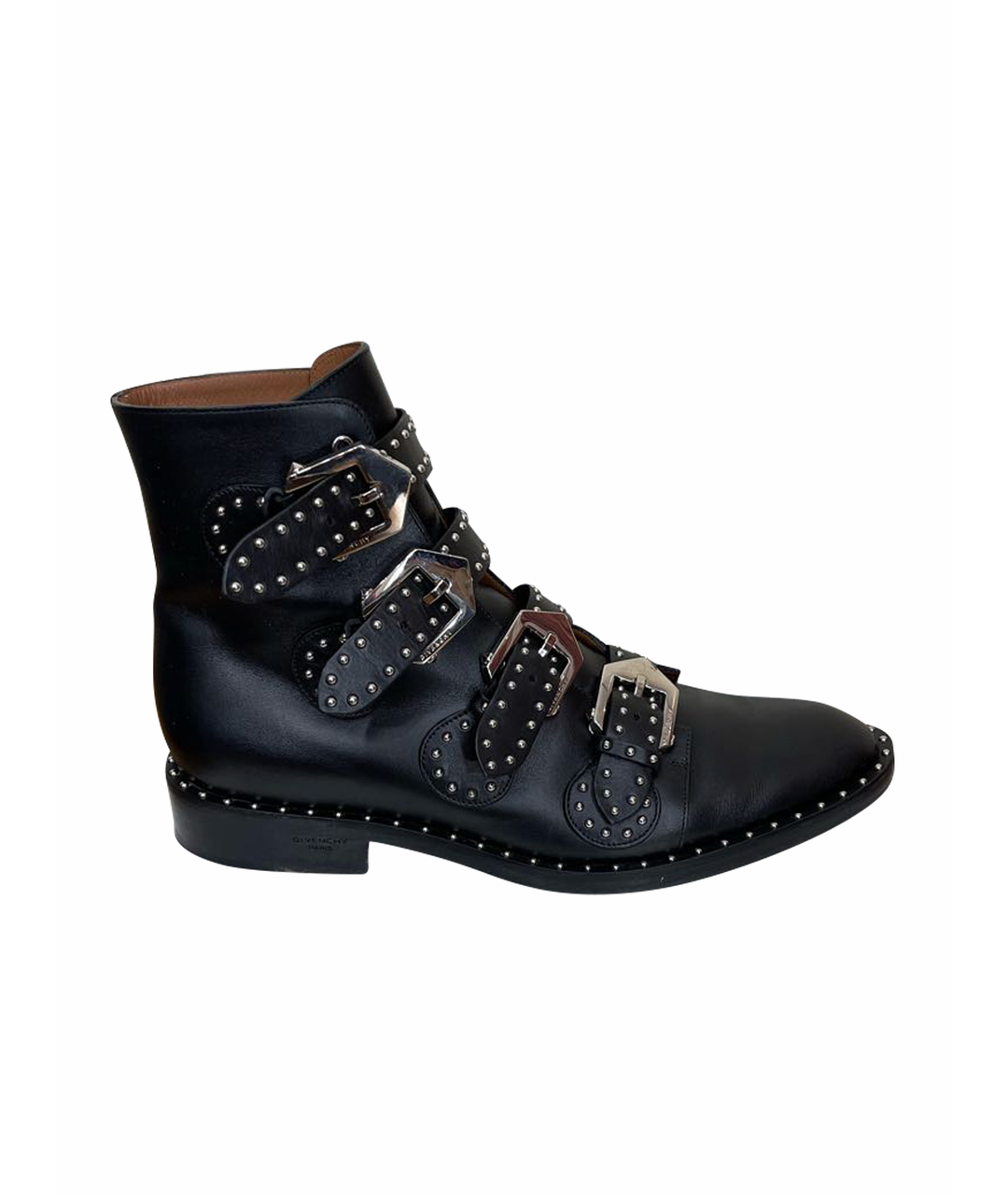 GIVENCHY Черные кожаные ботинки, фото 1