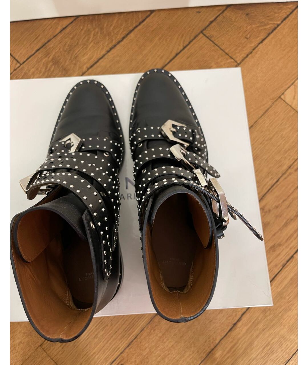 GIVENCHY Черные кожаные ботинки, фото 3