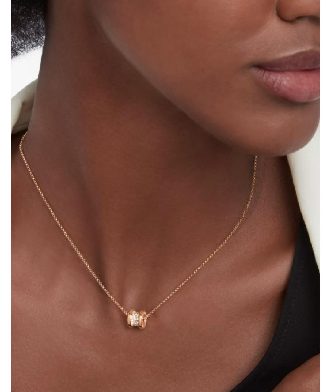 BVLGARI Золотой кулон из розового золота, фото 5