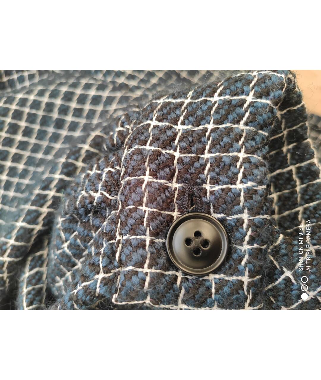 GESTUZ Темно-синий шерстяной жакет/пиджак, фото 7