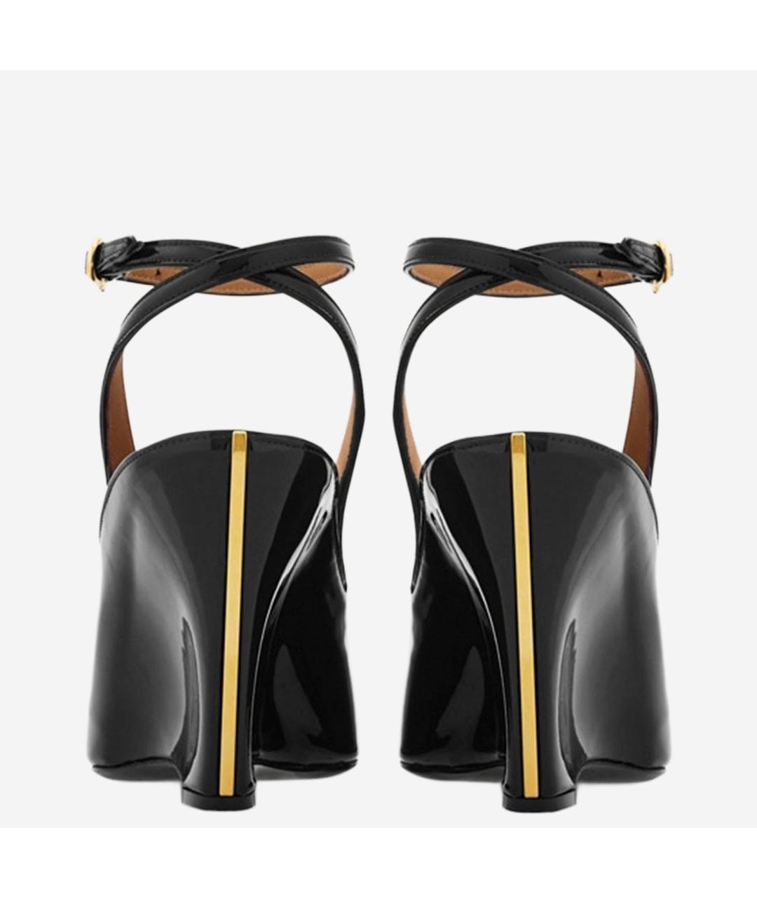 FERRAGAMO Черные туфли из лакированной кожи, фото 3