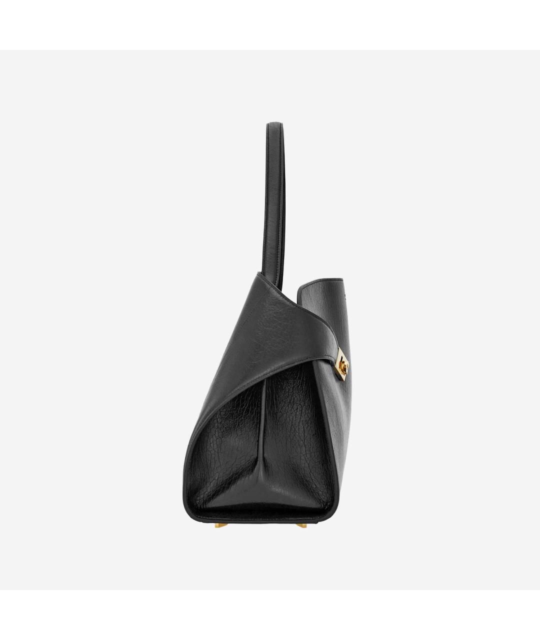 FERRAGAMO Черная кожаная сумка тоут, фото 3
