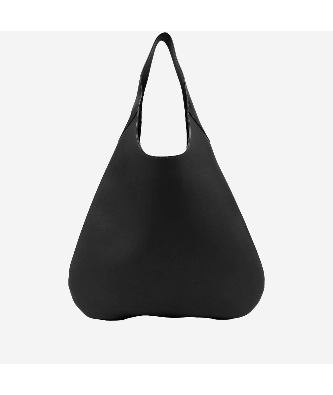 Carven Черная кожаная сумка тоут, фото 4